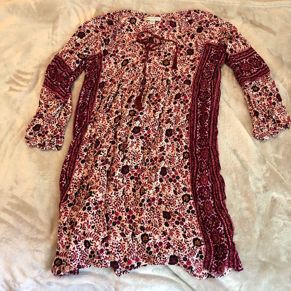 American eagle patterned dress